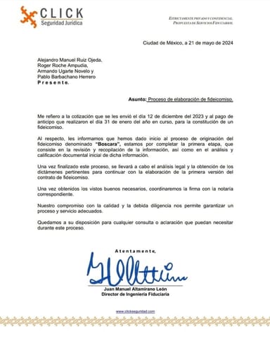 Documento Fideicomiso